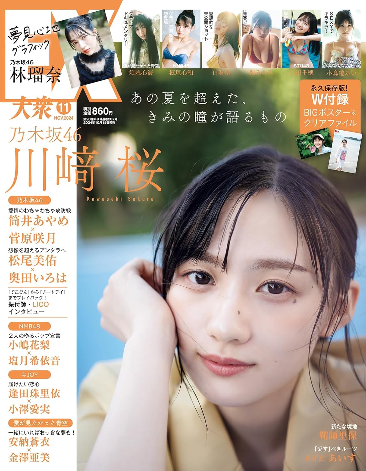EX (イーエックス) 大衆 2024年 11月号 (表紙:乃木坂46 川﨑桜)