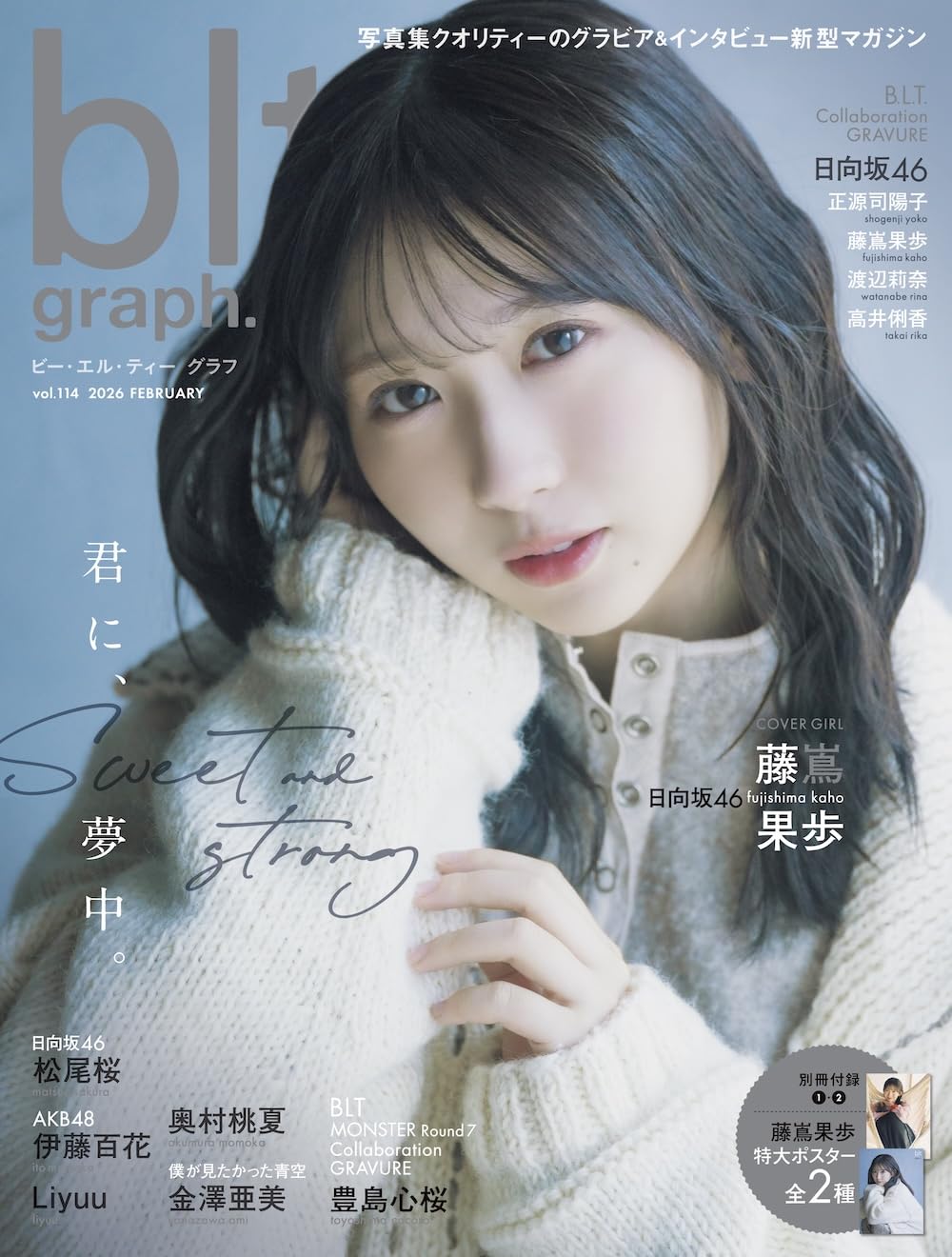 blt graph. vol.114 表紙:藤嶌果歩(日向坂46)