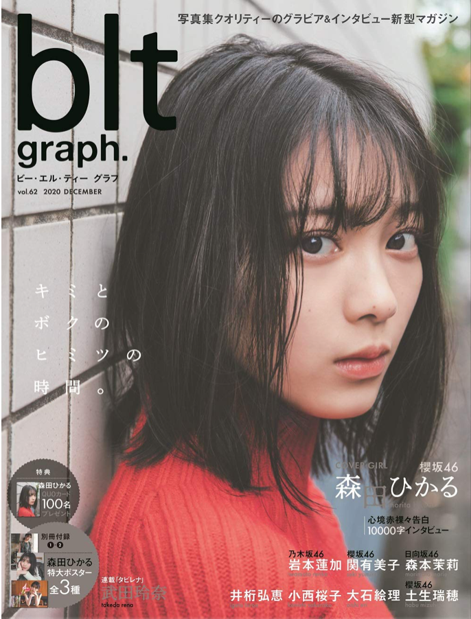 blt graph vol.10 グラビア 平手友梨奈 欅坂46 ポスター付き 堀未央奈 