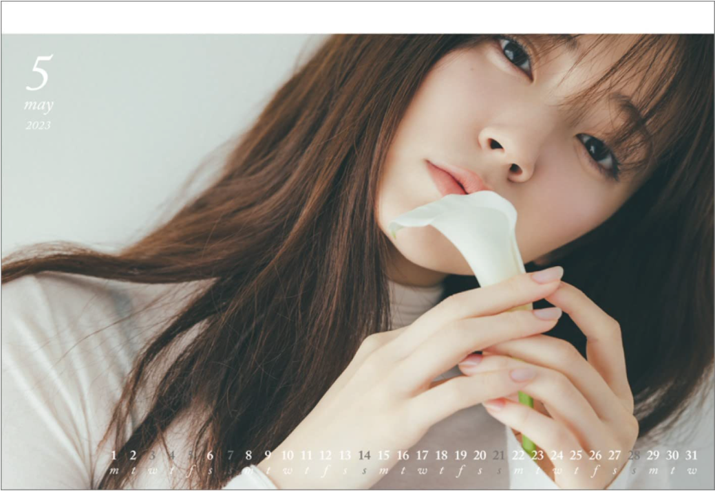 鈴木愛理 2023年4月始 桌上月暦 CL23-4508