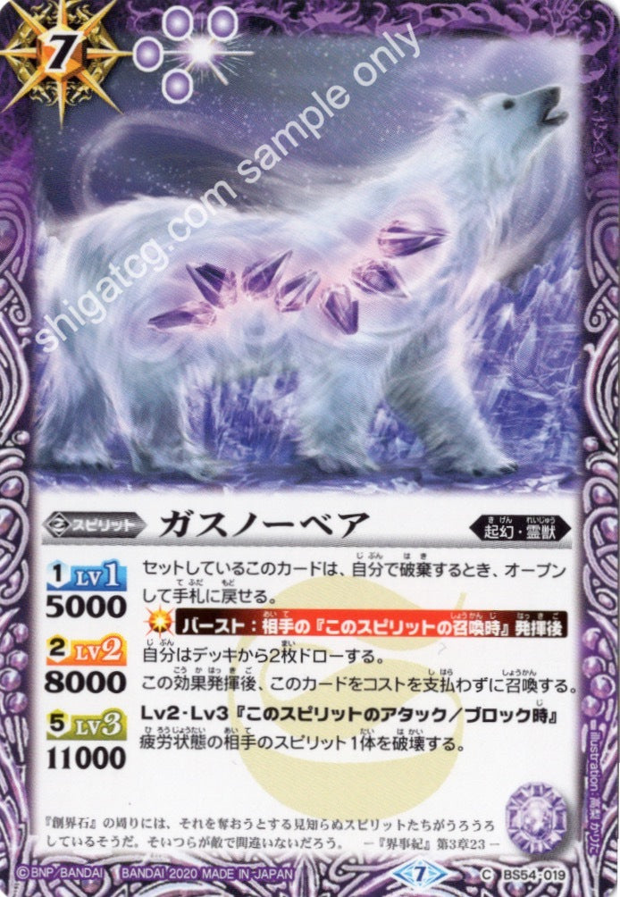 BS54 C019 ガスノーベア