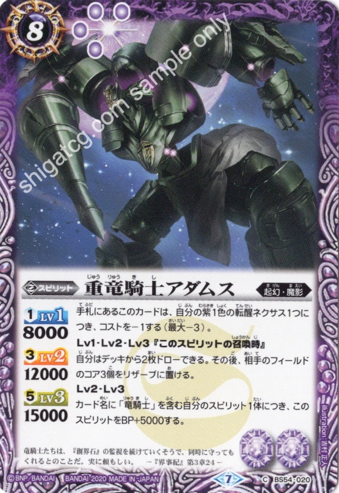 BS54 C020 重竜騎士アダムス