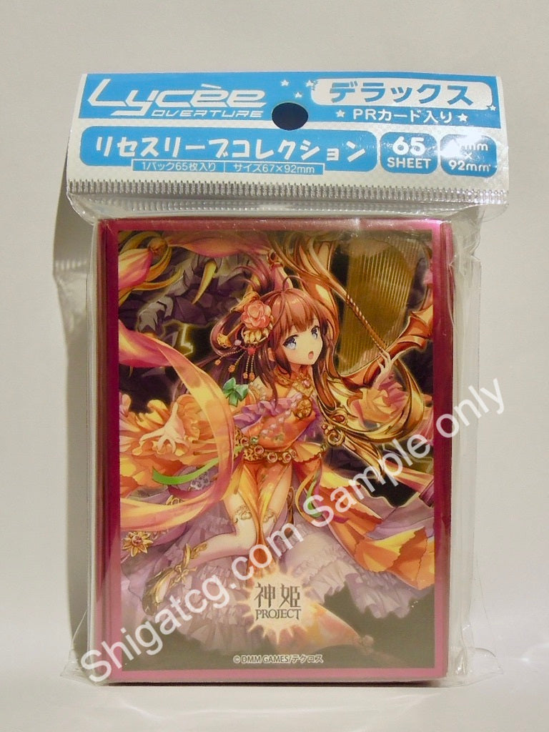 Lycee overture 神姬 リセ スリーブコレクションデラックス 神姫PROJECT DX1 card sleeves 連PR card 10枚