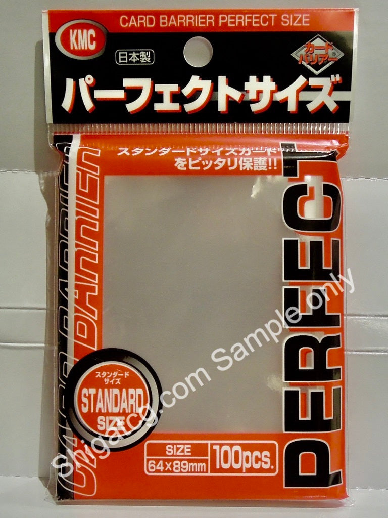 KMC TCG卡套 Card Barrier Perfect Size 標準大小 透明內膽卡套