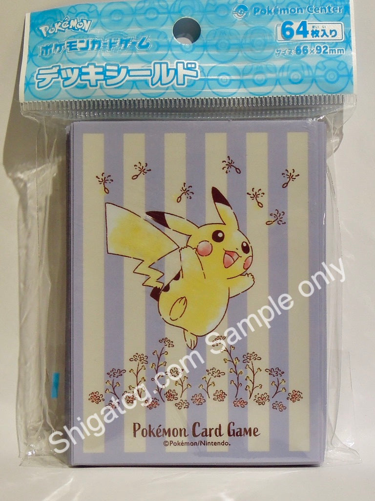 Pokemon Center PTCG 比卡超 Flowers in full bloom 花滿開 TCG cards sleeves