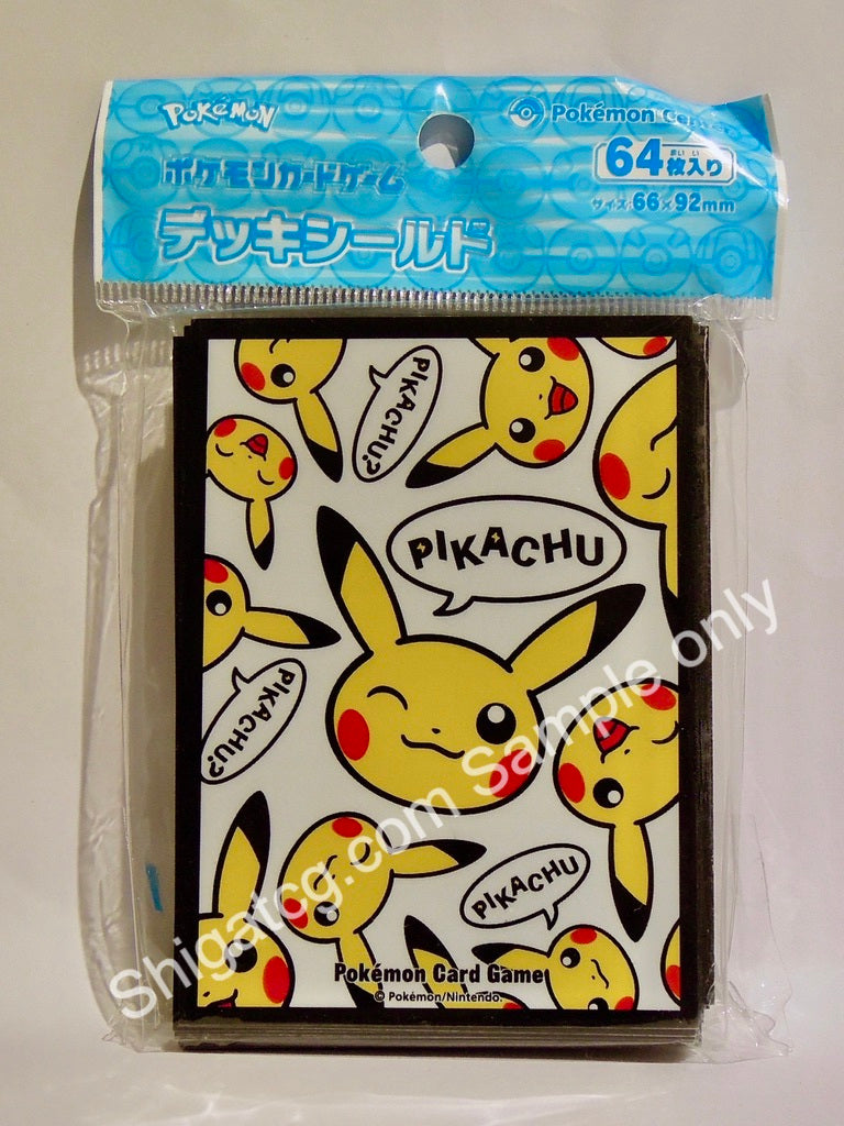 Pokemon Center 比卡超 PIKACHU PIKACHU TCG card sleeves