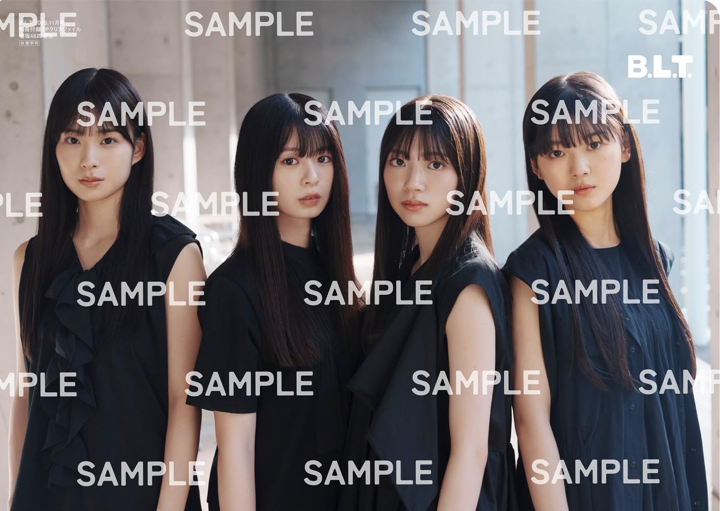 B.L.T.2025年 11月号 表紙：櫻坂46 四期生(附 櫻坂46 四期生 Clear File)