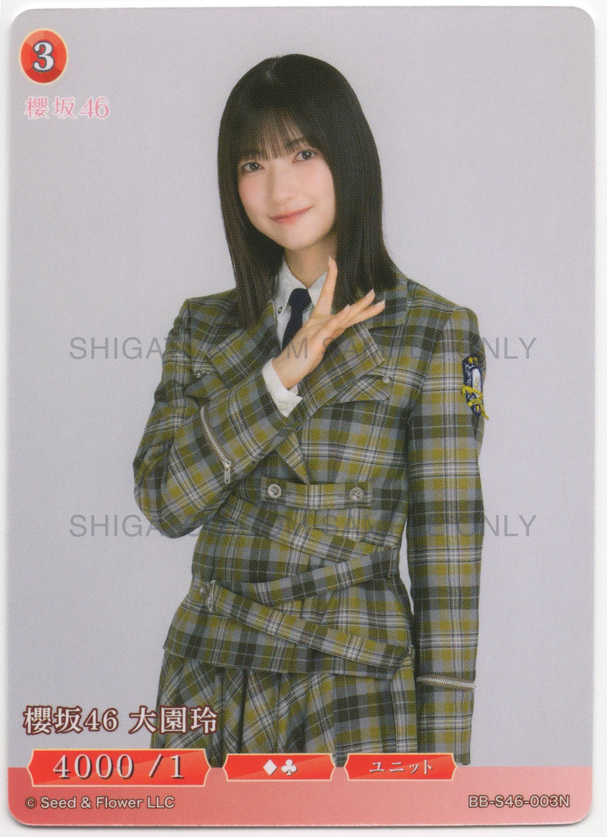 櫻坂46×ビルディバイド -ブライト- Trading Card Game BB-S46 N Cards