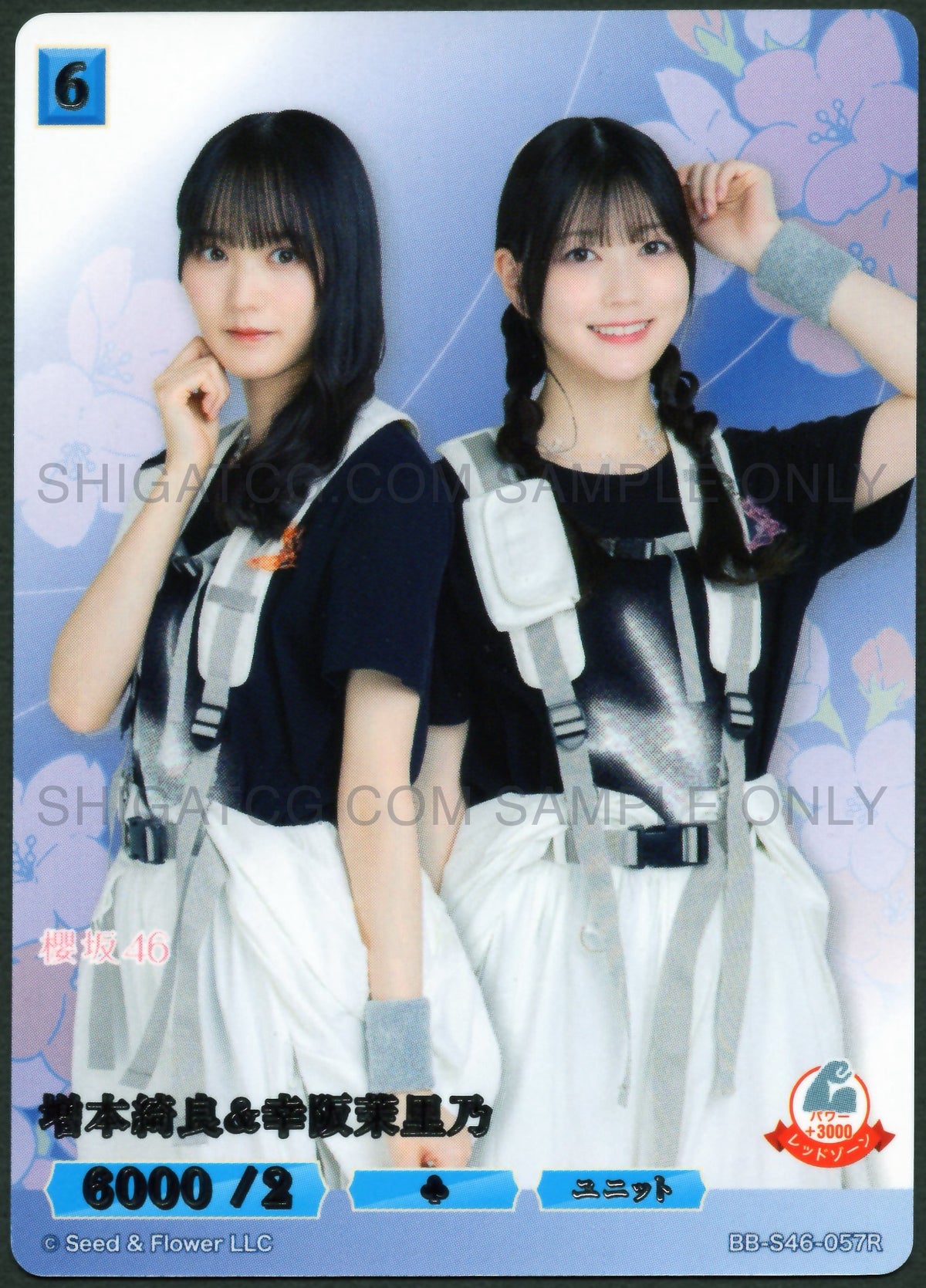 櫻坂46×ビルディバイド -ブライト- Trading Card Game BB-S46 R Cards