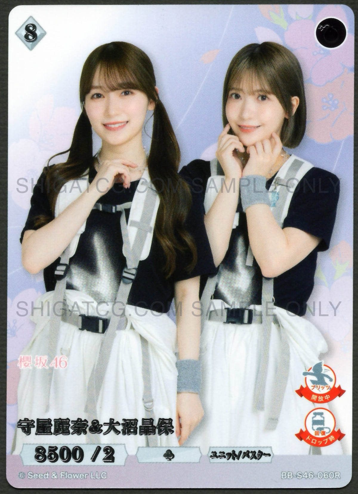 櫻坂46×ビルディバイド -ブライト- Trading Card Game BB-S46 R Cards