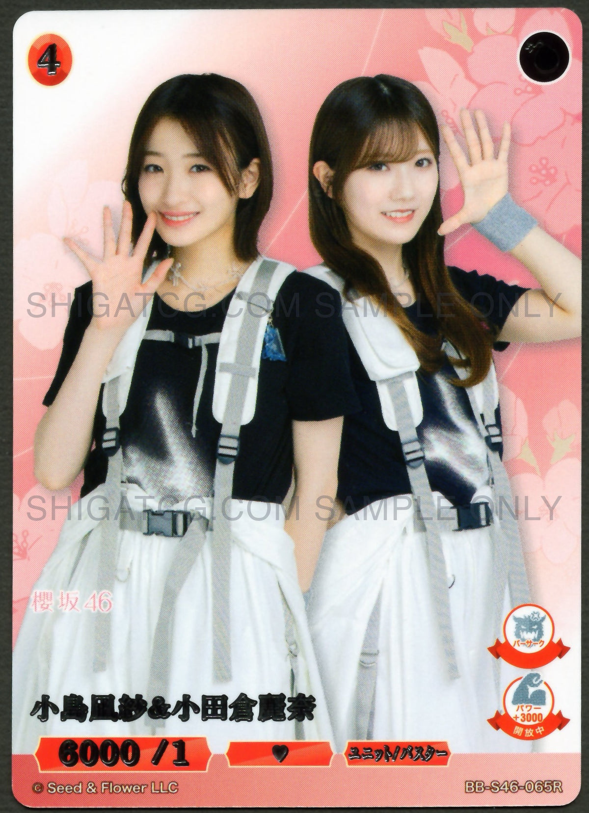 櫻坂46×ビルディバイド -ブライト- Trading Card Game BB-S46 R Cards