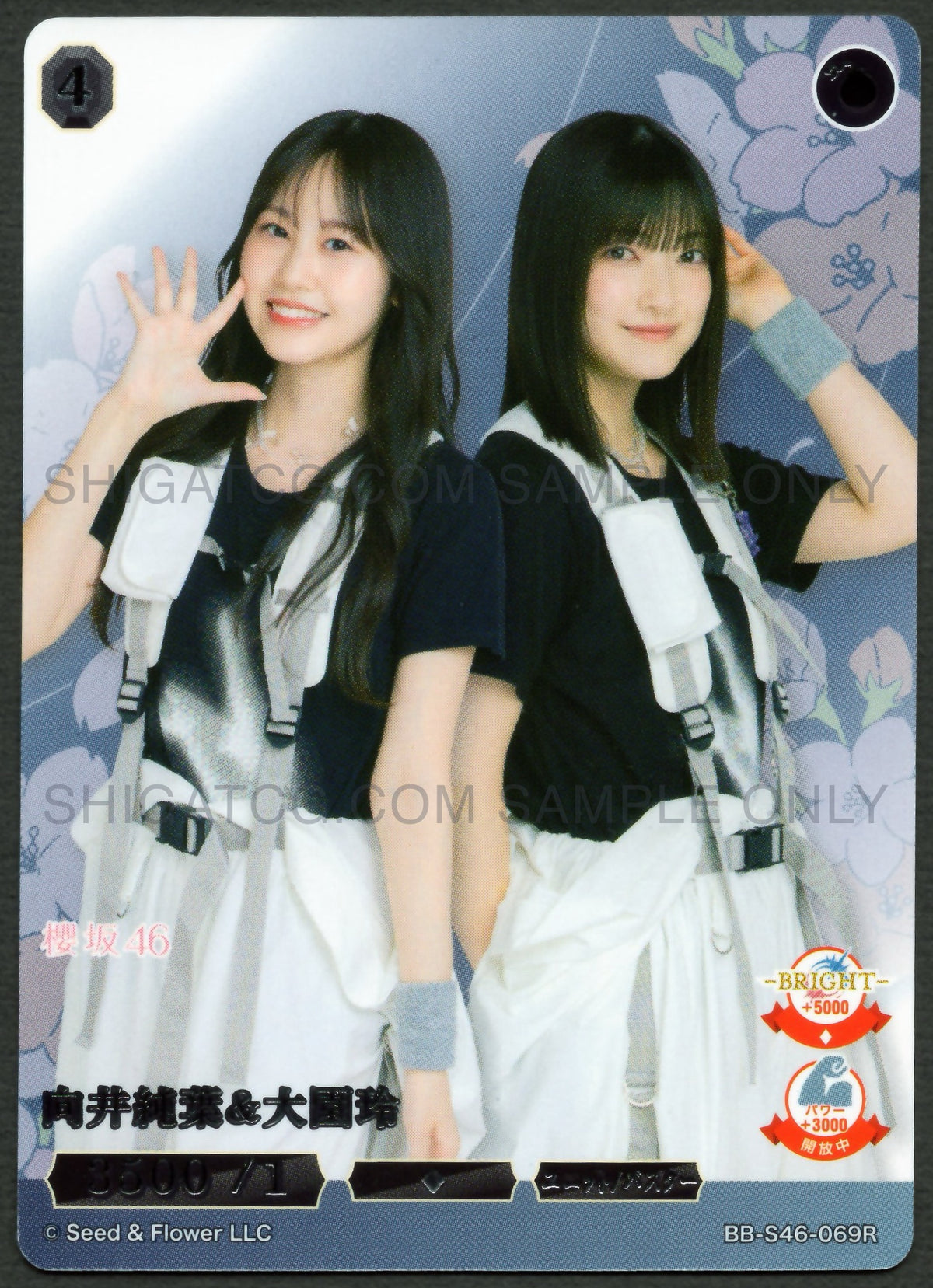 櫻坂46×ビルディバイド -ブライト- Trading Card Game BB-S46 R Cards