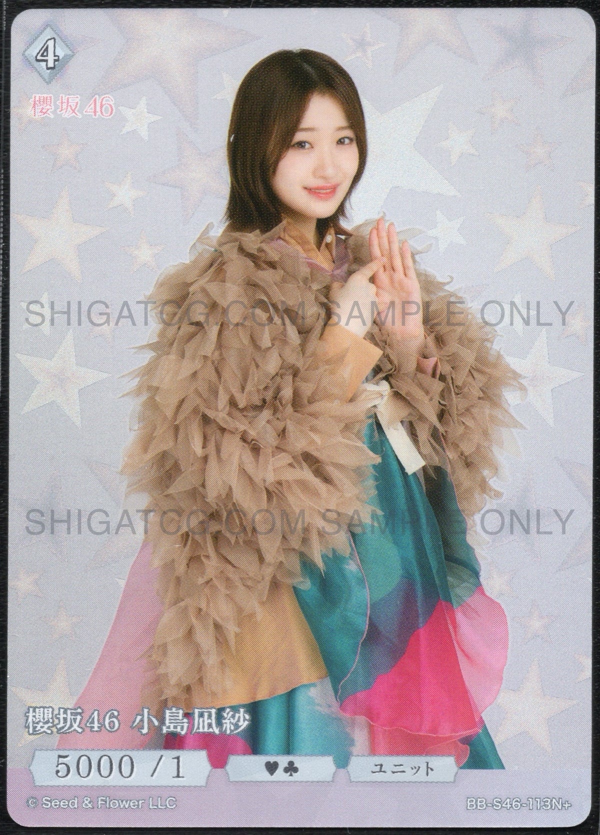 櫻坂46×ビルディバイド -ブライト- Trading Card Game BB-S46 N+ Cards