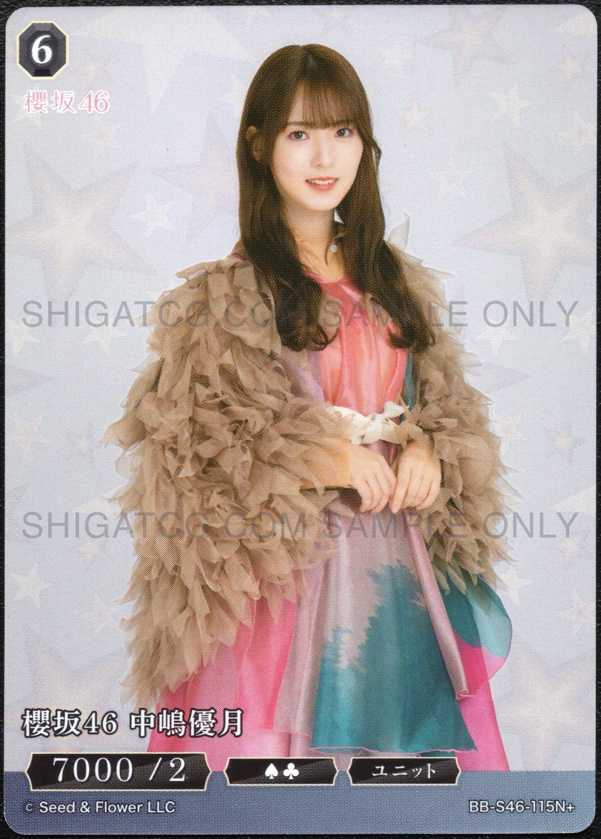 櫻坂46×ビルディバイド -ブライト- Trading Card Game BB-S46 N+ Cards