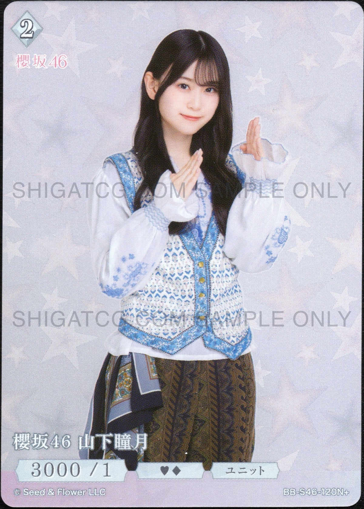 櫻坂46×ビルディバイド -ブライト- Trading Card Game BB-S46 N+ Cards