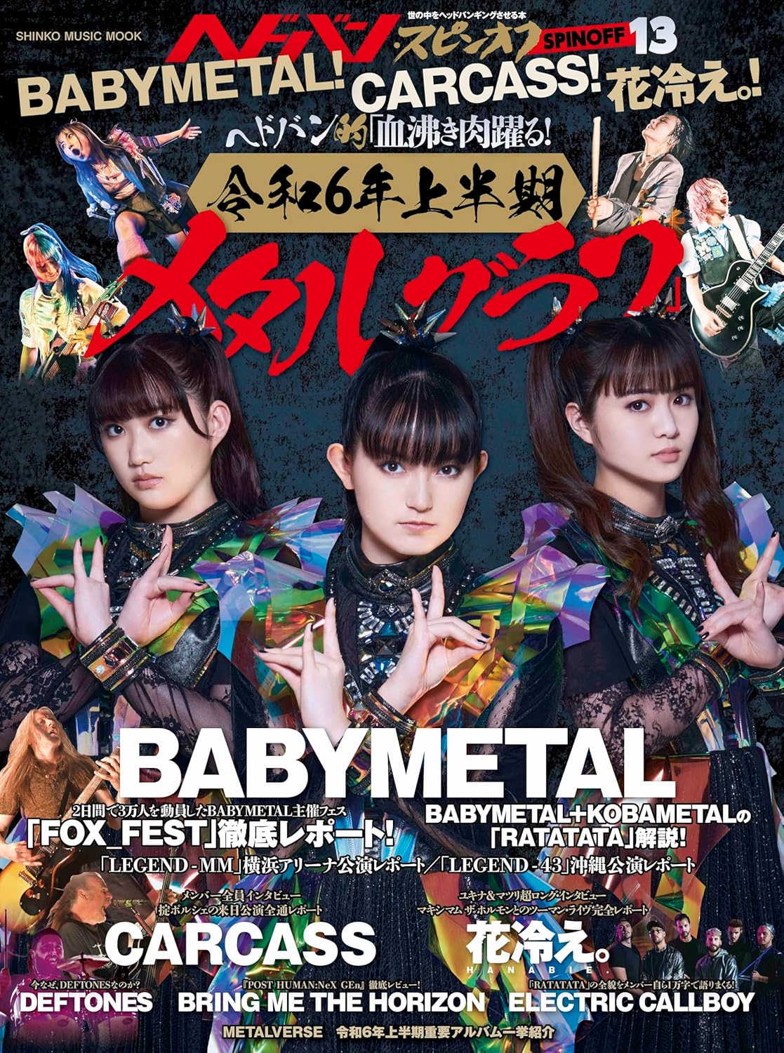 ヘドバン・スピンオフ　BABYMETAL!　CARCASS!　花冷え。!　ヘドバン的「血沸き肉躍る!　令和6年上半期メタルグラフ」 (SHINKO MUSIC MOOK)