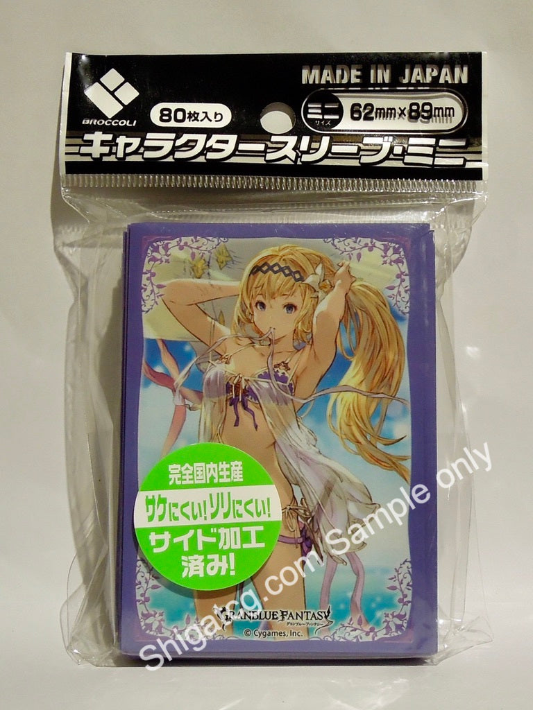 Broccoli 碧藍幻想 TCG卡套 Character Sleeves Mini Granblue Fantasy Jeanne d'Arc 62x89mm TCG card sleeves