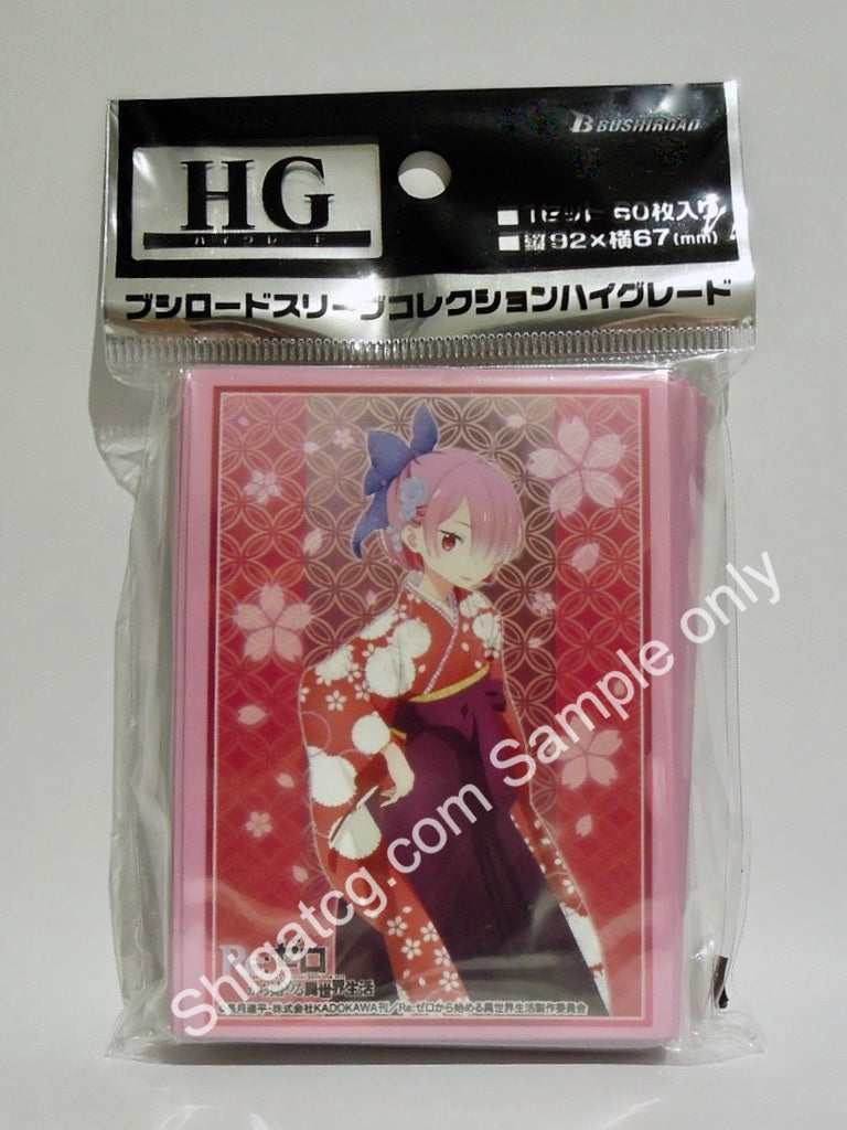 Bushiroad HG Vol.2184 Re:Zero Ram Kimono Style TCG卡套 card sleeves