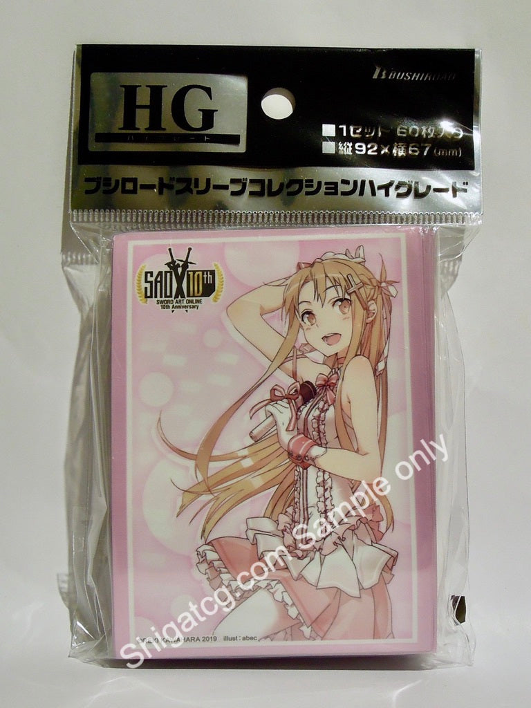 Bushiroad HG Vol.2323 刀劍神域 SAO 10週年紀念 阿絲娜 Asuna TCG卡套 card sleeves