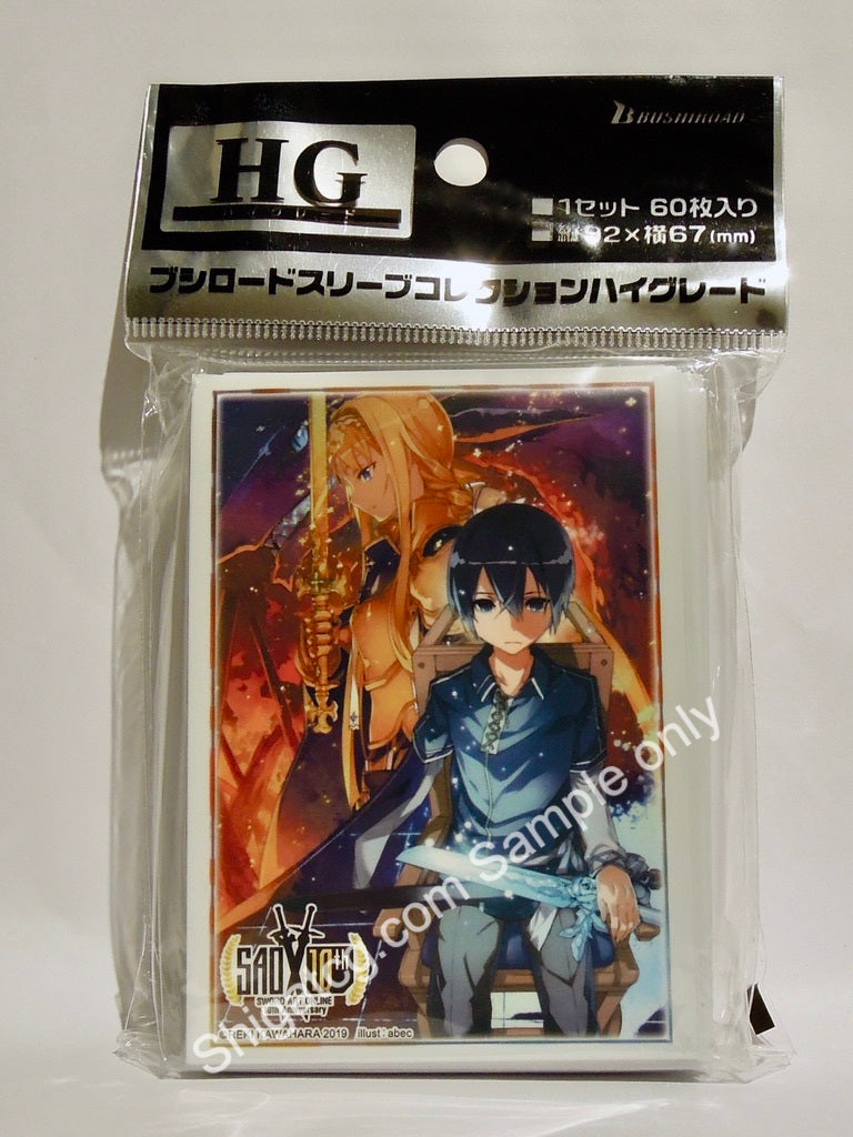 Bushiroad HG Vol.2340 Sword Art Online 10週年紀念 刀劍神域 Alice Kirito 艾莉絲 桐人 TCG卡套 card sleeves