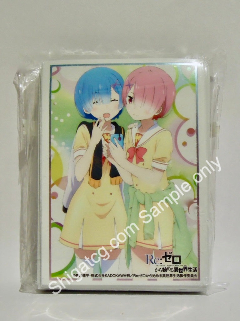 Bushiroad Sleeve Collection Extra Vol.213 Re:Zero 由零開始之異世界生活 雷姆 拉姆 TCG card sleeves