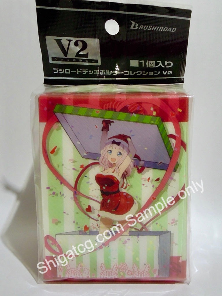 Bushiroad Deck Holder Collection V2 輝夜姬很想讓人告白 藤原千花 小秘書 TCG卡盒  X'MAS version