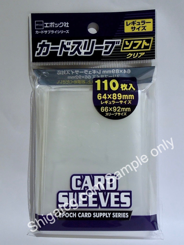 EPOCH TCG卡套 Regular Size TCG Card Sleeves SOFT and CLEAR